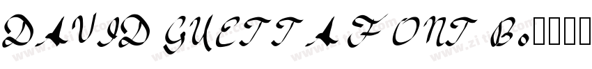 DAVID GUETTA FONT Bo字体转换